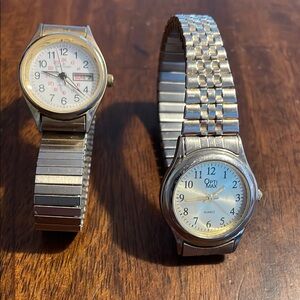 Classic Silver and Gold Quartz Watch